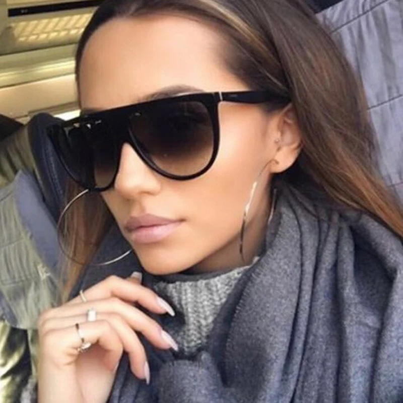 

Winla Sunglasses Women Fashion Classic Style Retro Flat Top Acetate Gradient Unique Eyeglasses Female UV400 Oculos De Sol WL1021