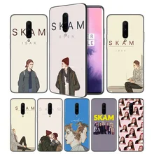 SKAM Soft Black Silicone Case Cover for OnePlus 6 6T 7 Pro 5G Ultra-thin TPU Phone Back Protective