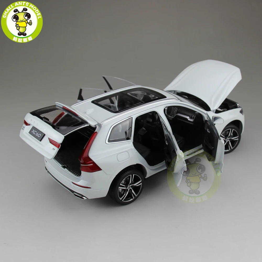 1/18 все новые Volvo XC60 SUV литая модель металлическая модель автомобиля SUV Подарочная коллекция хобби белый цвет