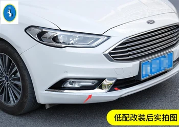

Yimaautotrims Auto Accessory Front Fog Lights Lamp Eyelid Eyebrow Cover Trim Fit For Ford Mondeo / Fusion 2017 2018
