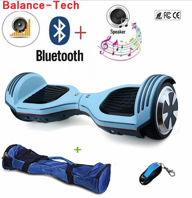 

6.5 Inch Electric Scooter Self Balance Scooter Two Wheel Electric Skateboard Balance Board Hoverboards with Bluetooth Speaker