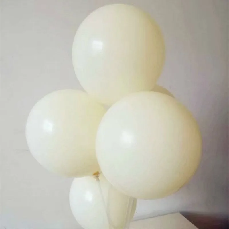 

Ivory white baloon 50pcs/lot 12 inch thick 3.2 g round latex ballons birthday party decorations adult wedding balloon babyshower