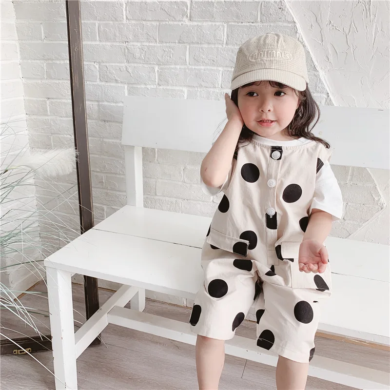 

Newborn Baby Clothes Rompers Cotton Dot Print Short Sleeves Kids Girls Clothing Toddler Girl Summer Clothes Jumpsuit New Arrival
