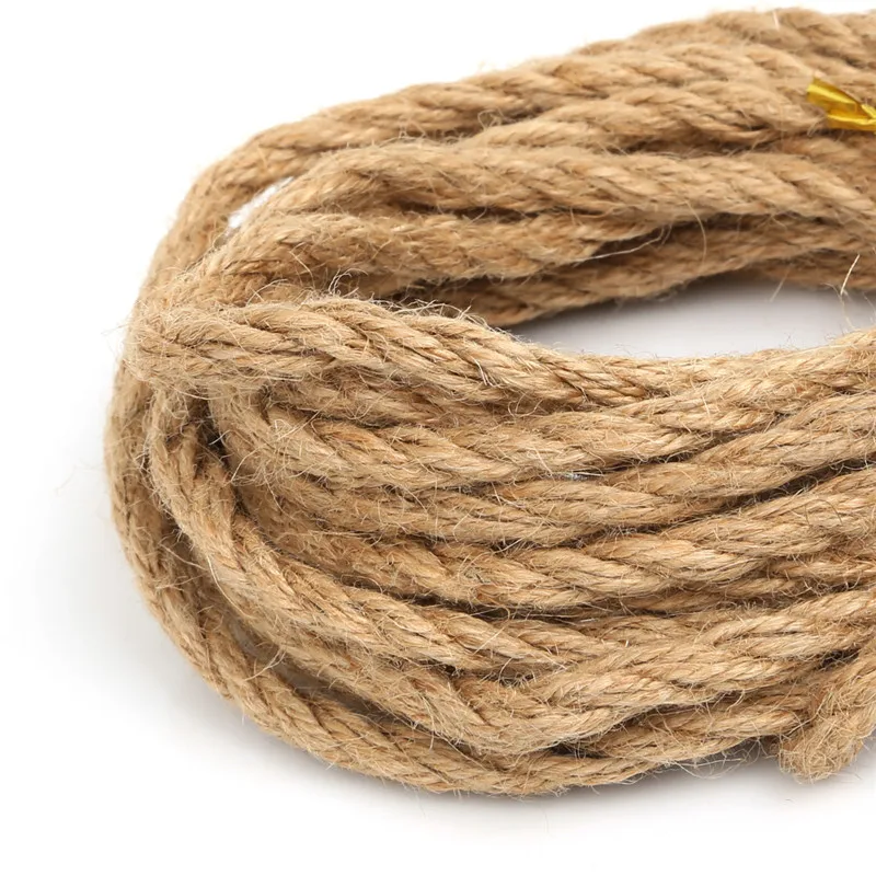5pcs Jute Cord Rope Twine Charms Pendants for DIY Women Necklace Earrings