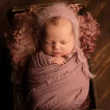 Хлопковые пеленальные складные одеяла для новорожденных, нейтральная накидка с кисточками, корзина для новорожденных, многослойная ткань для новорожденных, детская одежда для фотосессии