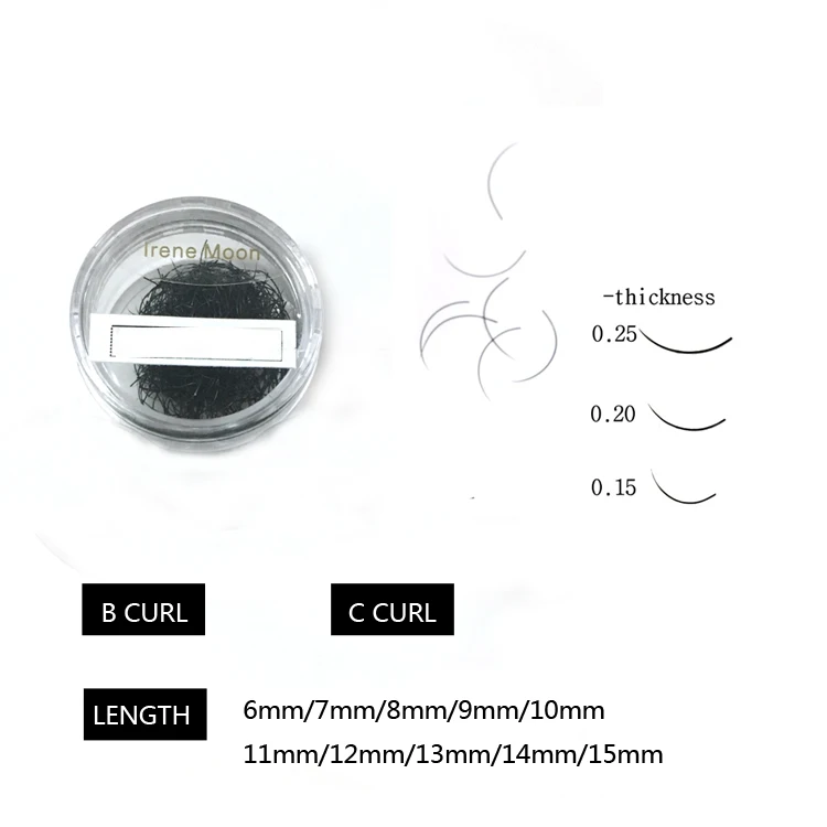 1 коробка шелк Черный Индивидуальный Накладные ресницы наращивания волос сыпучих Поддельные ресниц C/b локон 0.15/0.20/ 0.25 мм Толщина 6 мм-15 мм наращивание ресниц ресницы для наращивания
