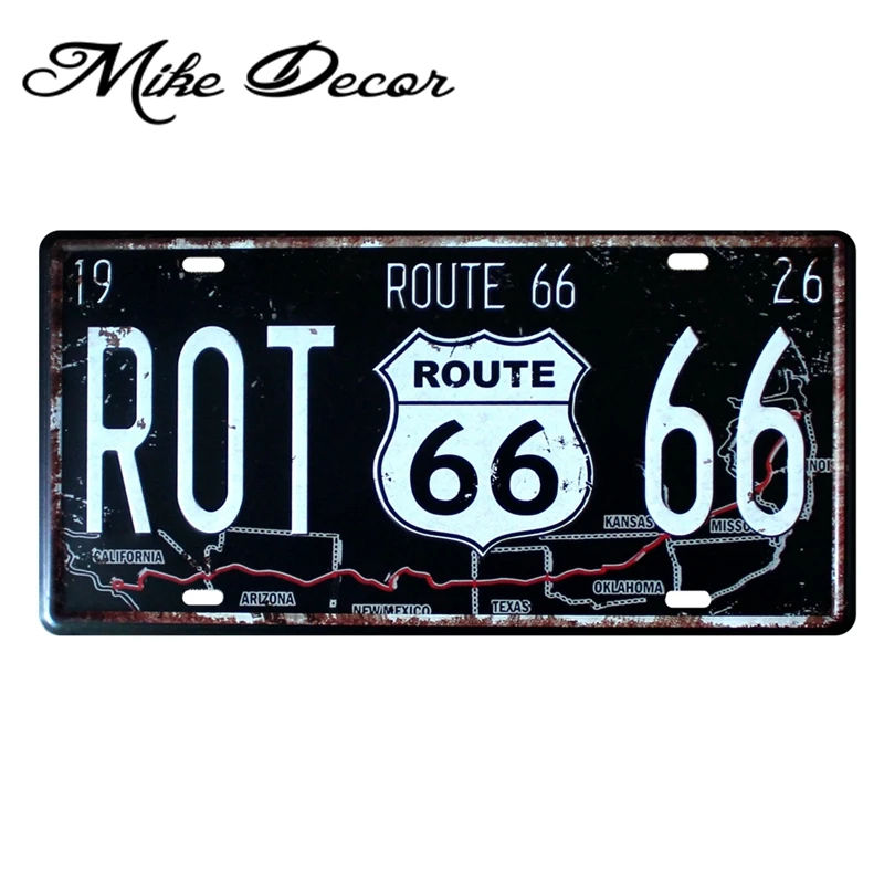 [Mike86] Wi-Fi Route66 металлический знак античный ремесло бар дома Оловянная настенная доска украшения 30*15 см FG-113 - Цвет: D 10