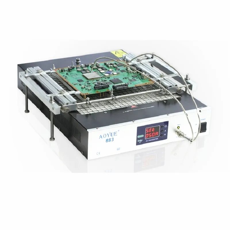 Паяльная станция 220 В AOYUE 883 ИК Настольный подогреватель Reball Reflow станция кварцевая нагревательная пластина 310*310 1500 Вт AOYUE 883