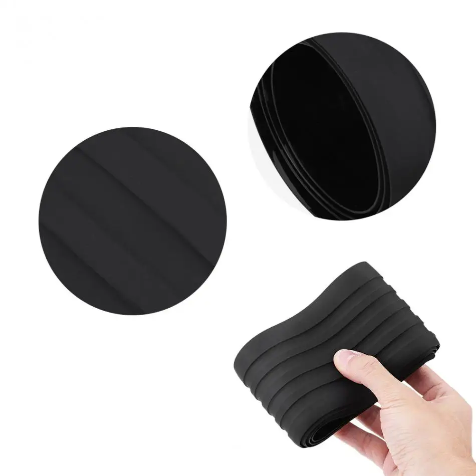 Автомобиль резиновая заднего бампера Подоконник протектор Scratch Guard Pad накладка 3 Цвета Универсальный
