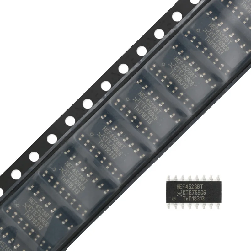 

10 шт./лот SMD HEF4528BT,653 HEF4528 SOIC-16 Logic IC новый и оригинальный