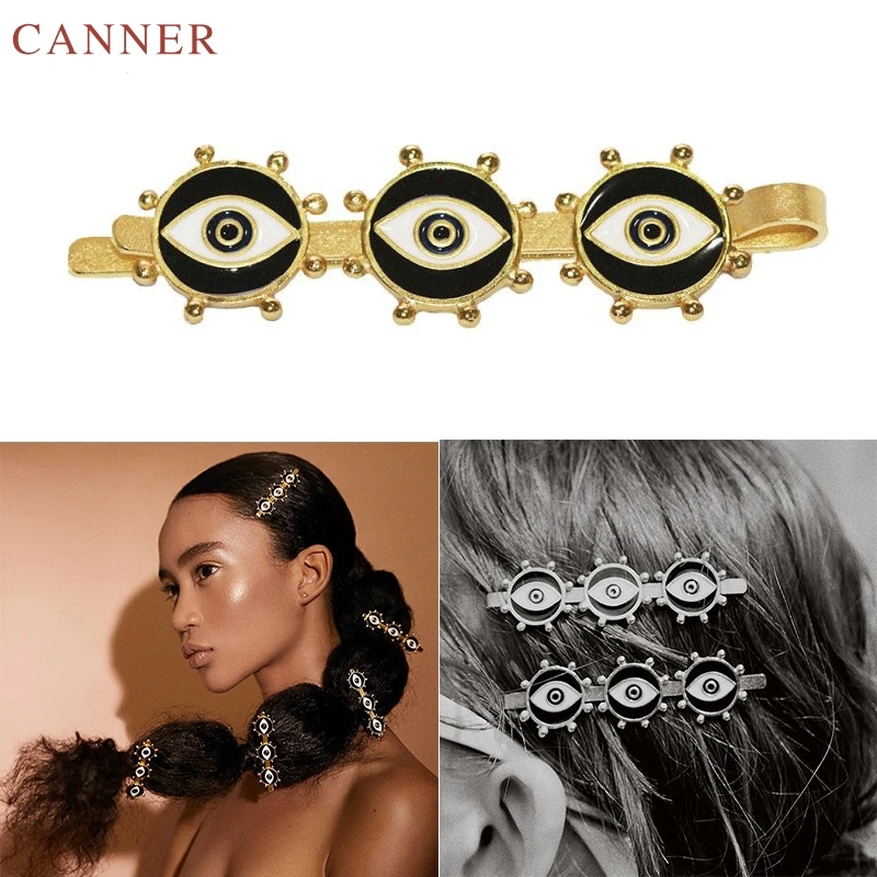 

Black Evil Eye Hair Barrettes for Women Gold Hair Pins Clips Hairpins for Girls Hair Jewelry Accessories C40