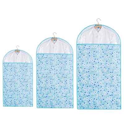 BAKINGCHEF 3 шт./компл. Домашняя одежда пылезащитные Чехлы подвесной органайзер для одежды Женское пальто Мужская рубашка сумка для хранения аксессуары - Цвет: Blue