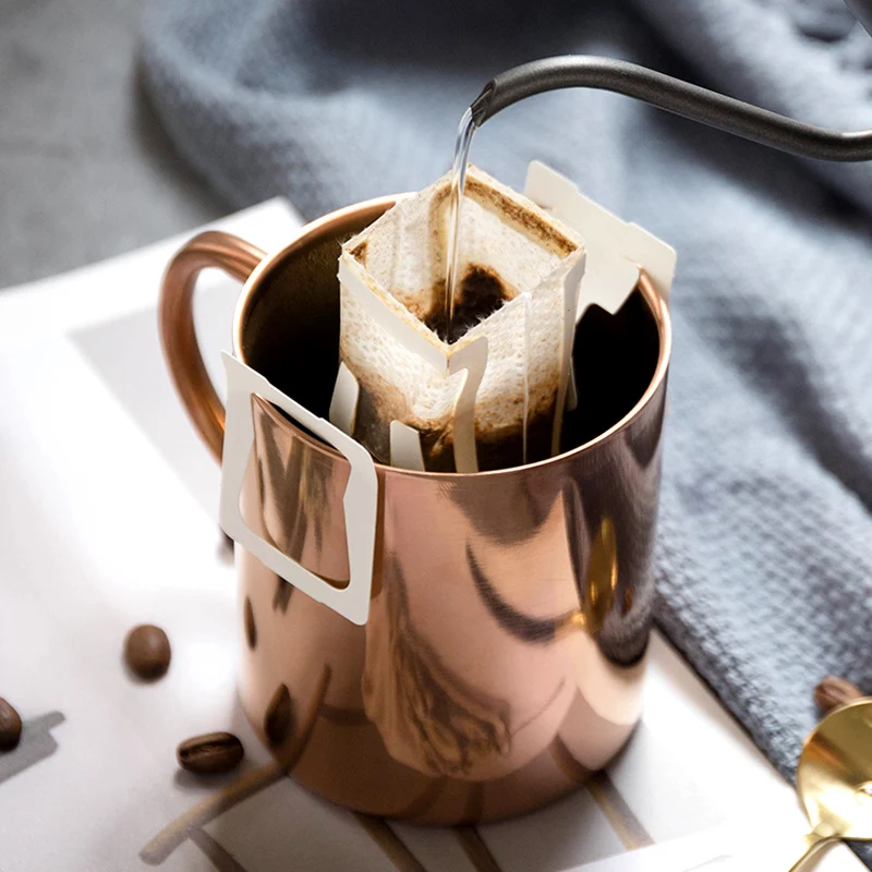 2018 New Double Wall Stainless Steel Mug 450ml Large Beer Tumbler Fashion Gold Milk Coffee Tea Mug Cafe Cool Metal Beverage Drinking Cup (2)