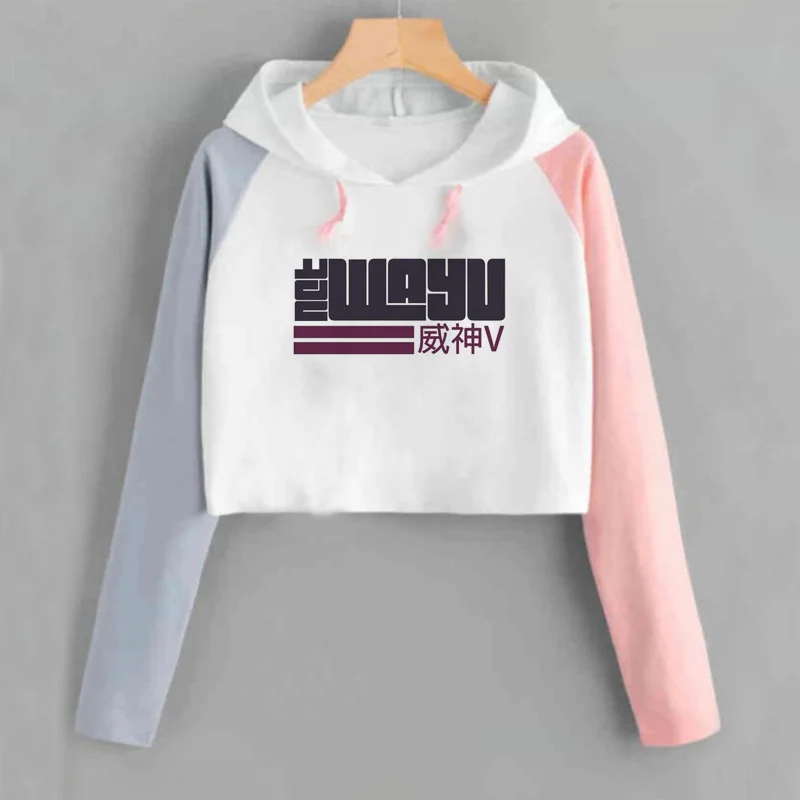  NCT WayV Cropped Hoodie Women Fashion Kpop Hoodies Nct Neo Culture Technology K-pop Sweatshirt Nct 