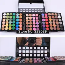 100 шт. палитры теней 96 бренд мерцание 3 слоя дизайн городов состава eyeshadow составляют палитры комплект комплект косметики