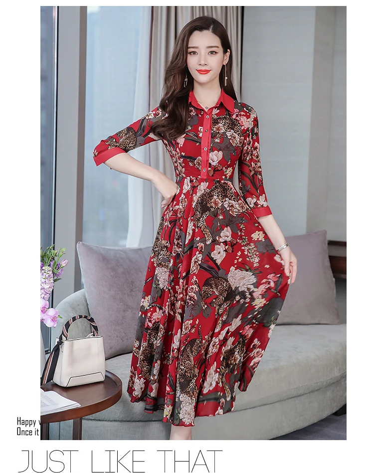 TUHAO Vinateg офисное женское платье s весна лето длинное платье Vestido женское праздничное платье в стиле ретро с принтом шикарное платье