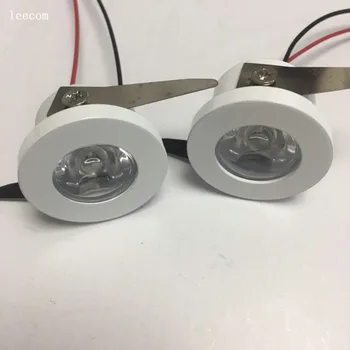 

20pcs/lot diameter 30mm Led Cabinet 15degress GREEN mini Spot light 1W Include Led Driver AC85-265V 30mm*30mm Mini downlight