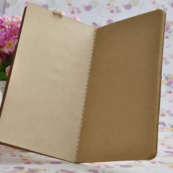 

B5 kraft paper vintage cover travel diary notebook blank notepad office school stationery 5 from the sale