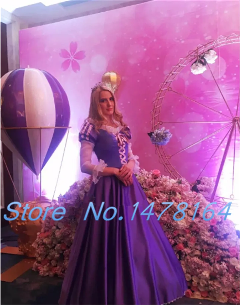 Il nuovo Costume adulto di Cosplay del vestito dalle donne operato di  Rapunzel per l'attrezzatura viola aggrovigliata principessa delle donne  qualsiasi dimensione trasporto libero - AliExpress