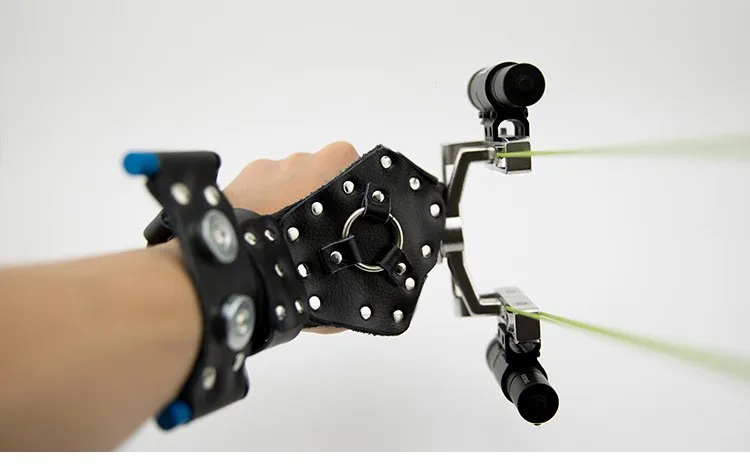 

Hunting Bow Slingshot Catapult Fishing Reel Archery Protective Hand Guard Gloves Right Hand