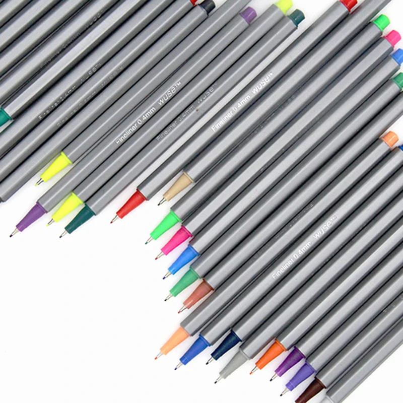 

Pigma Micron Pen Neelde FINE LINER School Student Pigment Liner WaterBased fineliner Drawing Painting writing Art Markers