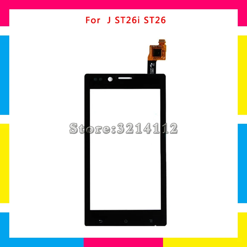 

Replacement Touch Screen Digitizer Sensor Outer Glass Lens Panel For Sony Xperia J ST26i ST26