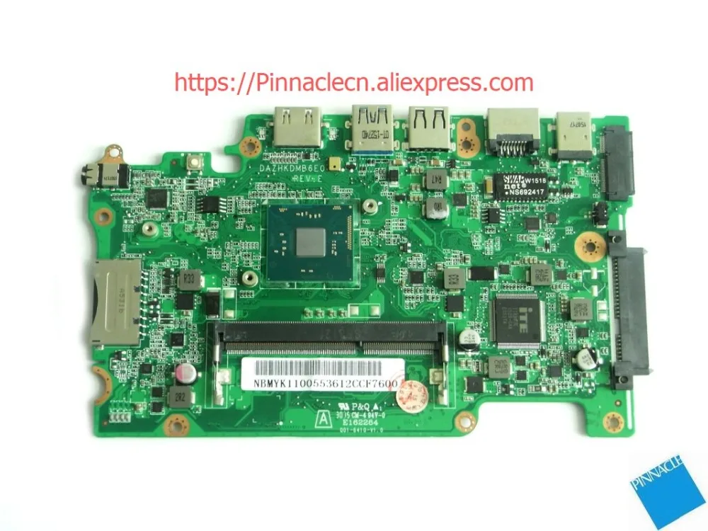 Motherboard para Acer Aspire Travelmate B116-m B116-mp Dazhkdmb6e0 Zhkd Nbmyk11005 N3700 Es1-131