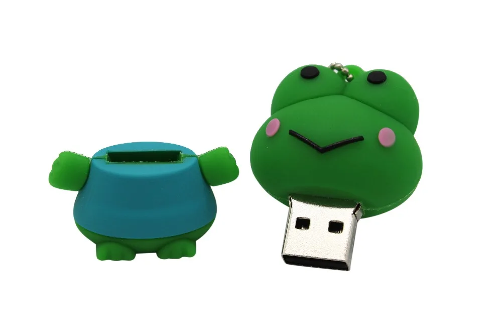 BiNFUL милый мультфильм животных лягушка usb флэш-накопитель 16GB 32GB лягушка ручка-накопитель