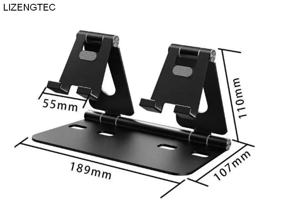 shipping lizengtec дизайн регулируемая 3 цвета Алюминиевая Подставка для планшета подходит для мобильного и планшета