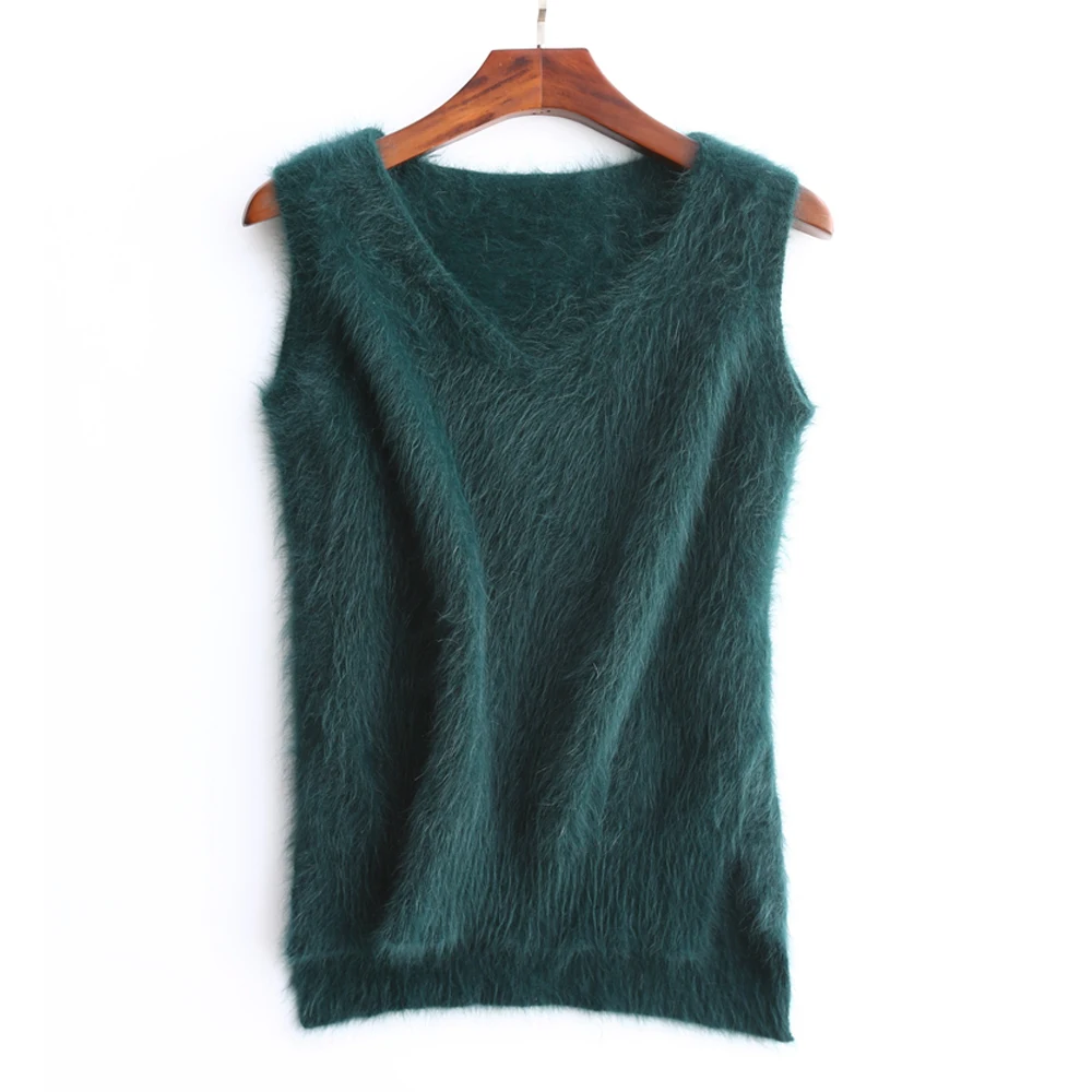 

oversized pullovers jersey mujer sweaters women 2019 new clothes spring summer festival vest mink cashmere gilet tbsr647