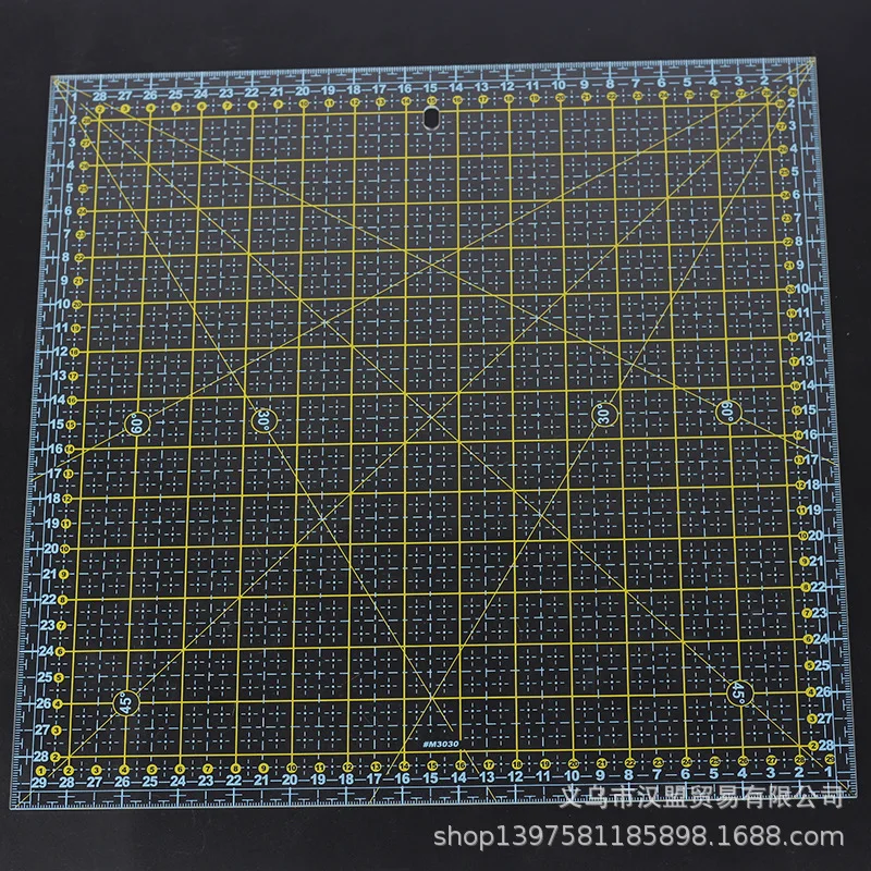 

DIY sewing quilting tool square patchwork ruler sewing ruler clothing ruler 30*30cm tailor ruler