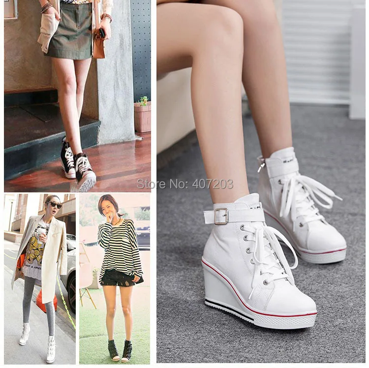 korean wedge sneakers