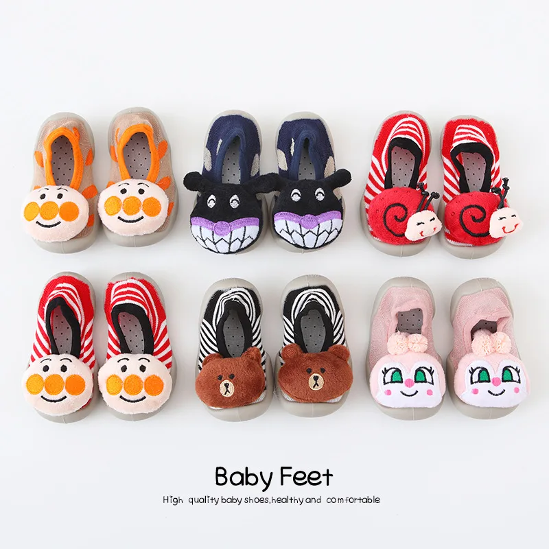 

2019 Spring Infant Toddler Shoes Girls Boys Casual Cartoon Slip-On Shoes Soft Bottom Comfortable Kids Baby First Walkers Shoes