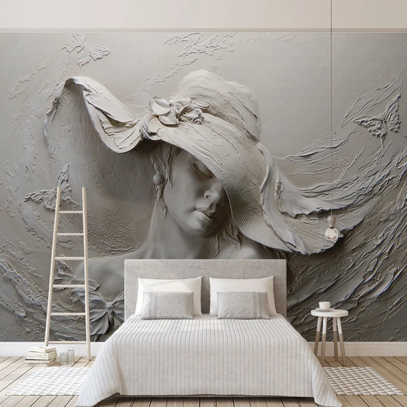 de parede estilo europeu sala estar 03