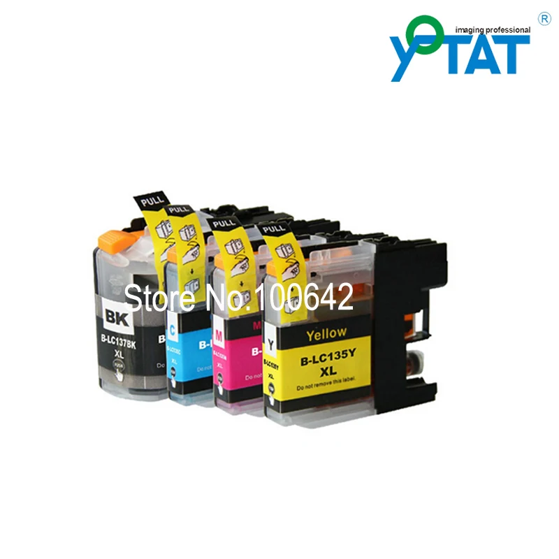 

5 set LC137 LC135 ink cartridge LC137XL LC135XL for Brother DCP-J4110DW MFC-J4410DW MFC-J4510DW MFC-J4710DW