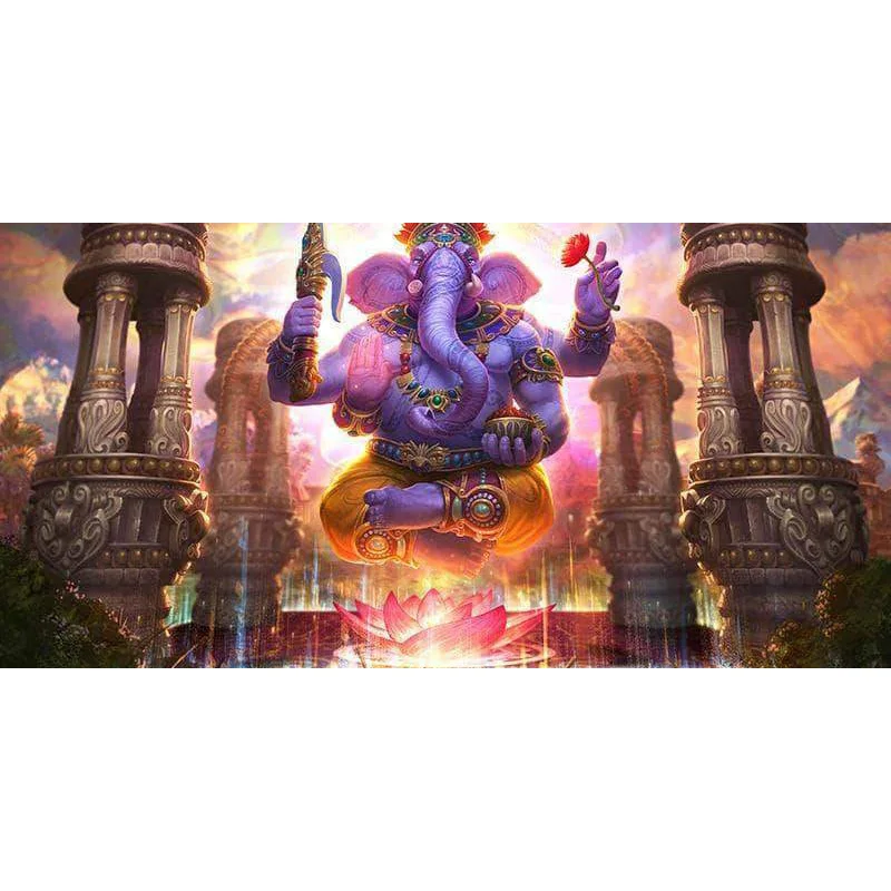 New style 5D diy diamond painting cross needlework round full picture stitch Holy Elephant KBL | Дом и сад