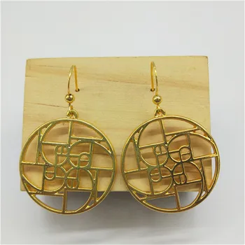 

Fibonacci Rotating Circle - Golden Spiral - Golden Ratio - Geometric Gift - Scientific Geometric Earrings Graduation Gift