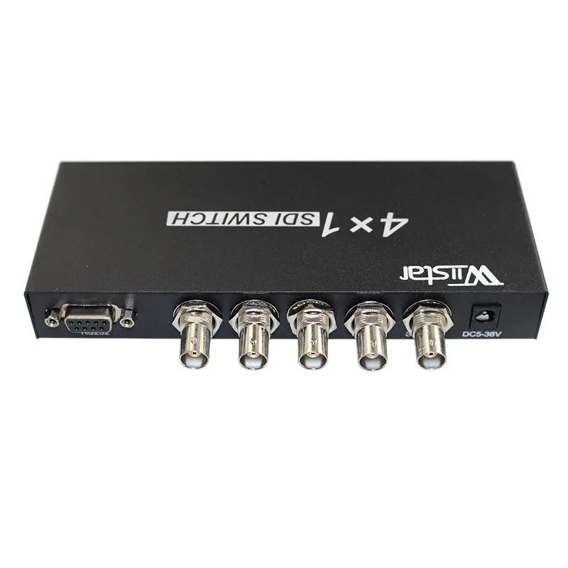 Wiistar переключатель SDI 4x1 концентратор видео 4 в 1 Выход конвертер для 3G HD SD монитор