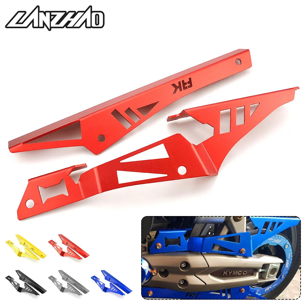 

For Kymco AK550 2017 2018 Motorcycle CNC Aluminum Chain Cover Guard Protector Accessories Red Gold Black Blue Titanium