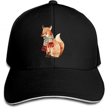 Подгонянная унисекс Красивая лиса бейсболка для дальнобойщика Регулируемая остроконечная шляпа сэндвич
