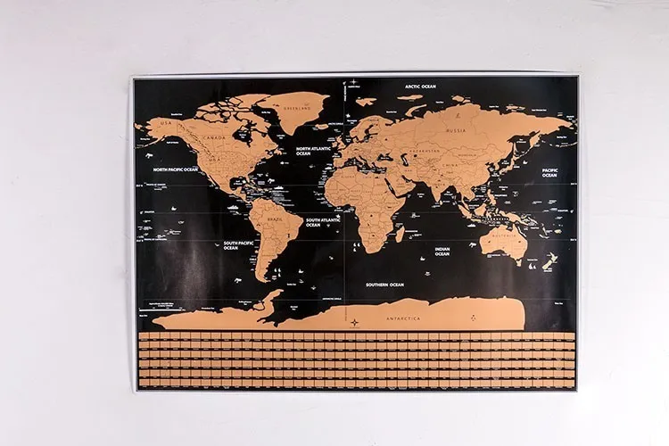 42*30 см, черная карта мира для путешествий, скретч-карта, персонализированная карта мира для стирания, без трубки, креативное украшение, наклейки на стену