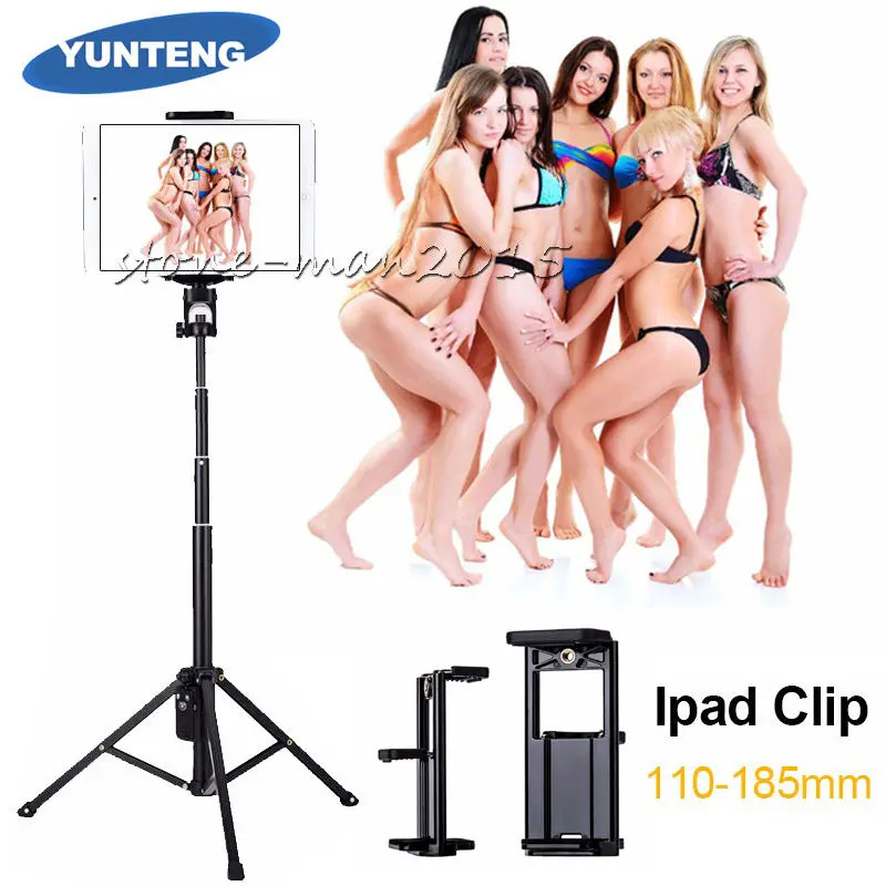 

Original YUNTENG Self Tablet Bluetooth Selfie Stick Tripod Monopods For i Pad Air 2/Mini 2 3 4/For iPhone/For Samsung S8 PLUS S7