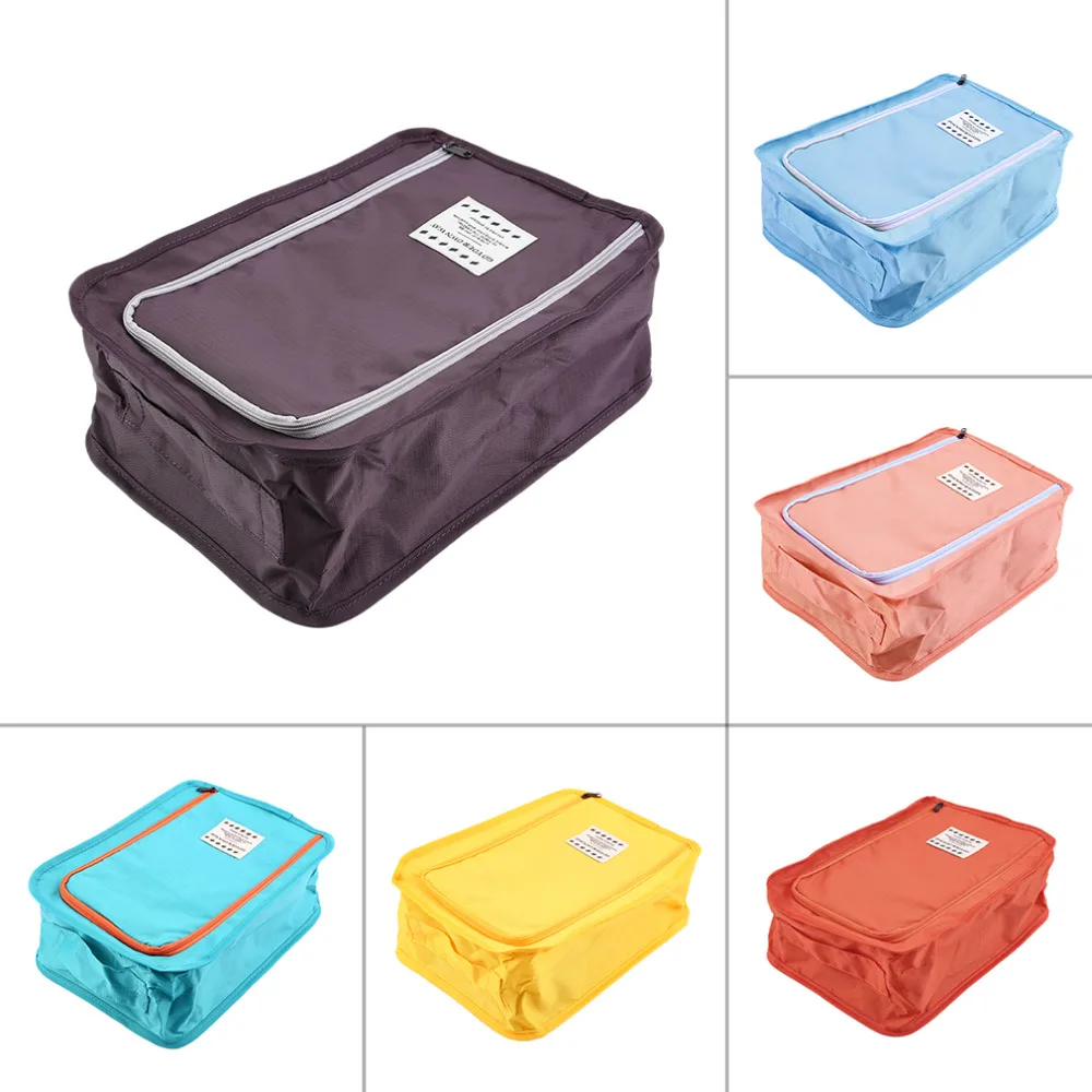 Portable Travel Shoe Storage Bag Sorting Pouch Home Organizer Bags With Zipper