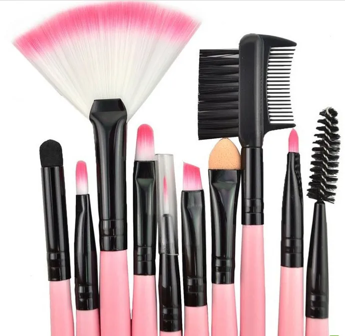 Бренд Make Up For You, розовые кисти для макияжа, набор и наборы, 24 шт., набор кистей для макияжа, Профессиональные кисти для макияжа, инструменты для макияжа