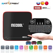 SATXTREM MECOOL M8S PRO W Android 7.1 TV Box Amlogic S905W Quad Core 2GB RAM DDR3 16GB Smart TV Box WiFi 4K H.265 Set Top Box