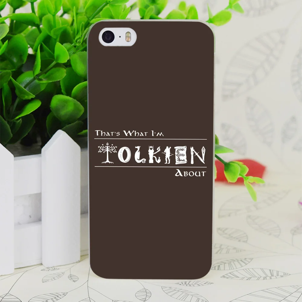 

C2342 What I'm Tolkien About Transparent Hard Thin Case Skin Cover For Apple IPhone 4 4S 4G 5 5G 5S SE 5C 6 6S Plus