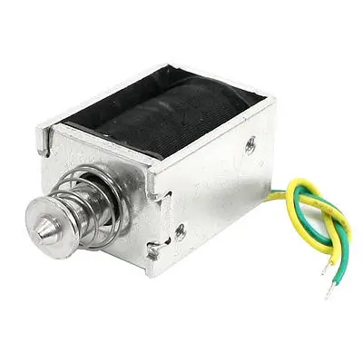 

DC 12V 0.35A 4mm 4.2W Rod Open Frame Push Type Solenoid Electromagnet