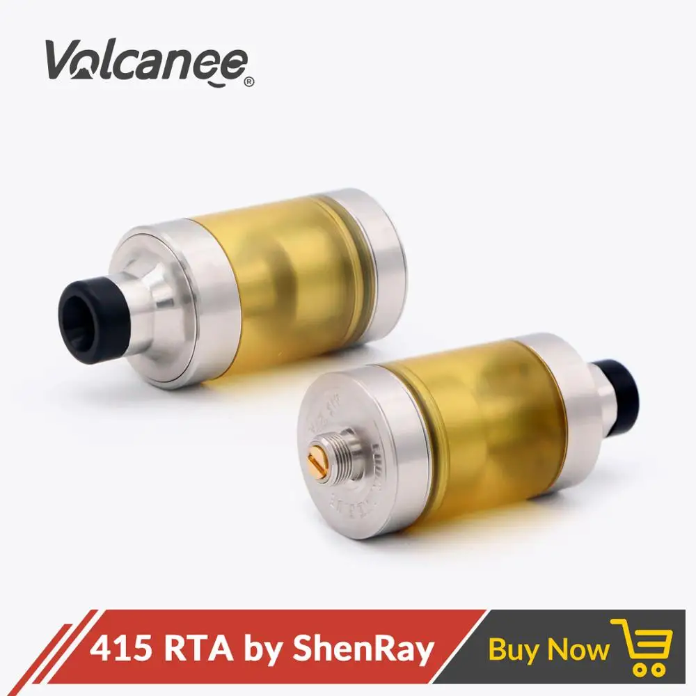 Volcanee ShenRay 415 RTA MTL RDA распылитель 4,5 мл емкость из нержавеющей стали для электронной сигареты Vape Танк бокс модификации испаритель