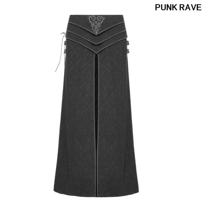 

Gothic Emo Performance Victorian black Skirt Pants Party Retro Palace Japanese Cosplay Men's Skirt Pants Punk Rave WQ-371