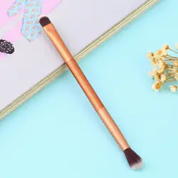 Сделать новые вдвое, закончившийся тени для век Eye Shadow косметическая Brush Tool Новое качество